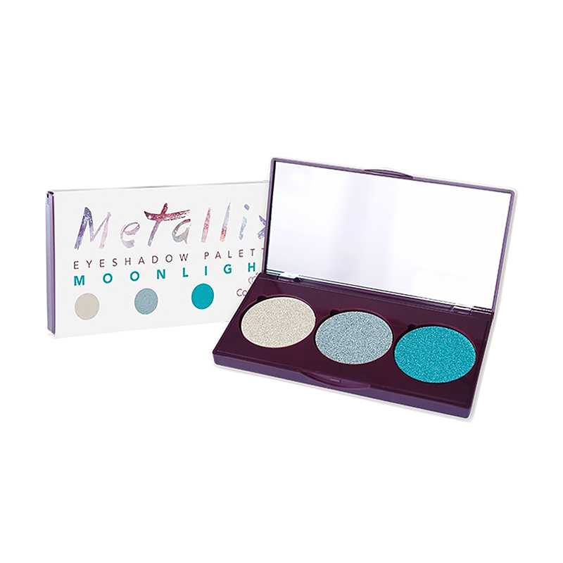 Тіні для повік Constance Carroll Metallix Eyeshadow Palette 02 Moonlihgt, 9 г